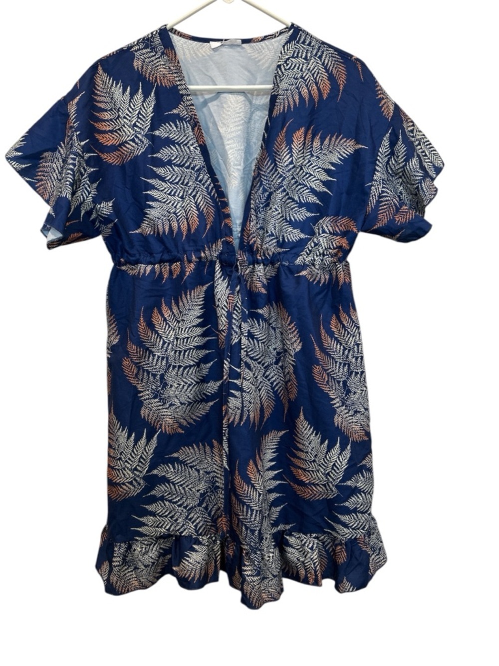 AIMAGE Pink Tropical Print Top